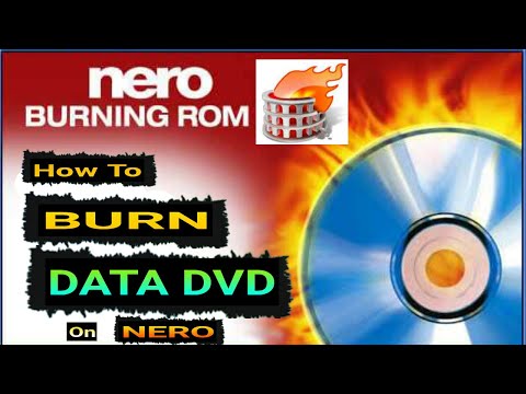 How to Burn Data DVD in Nero burning ROM || Nero start Smart data burning