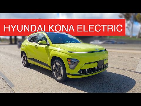 2024 Hyundai Kona Electric on the road