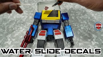 How to Apply Water Slide Decals to Transformers (For Beginners)
