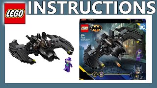 LEGO Instructions | Batwing Batman vs The Joker | 76265 | LEGO DC 2023