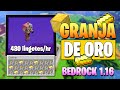 Minecraft Bedrock: GRANJA de ORO Simple 1.16 🥇 | Minecraft Bedrock (PE, XBOX, PS4)