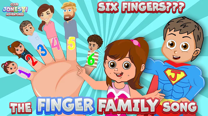Finger Family Song | Children Song with Lyrics | Nursery Rhymes | Kids Song | Club Jonesy Adventures