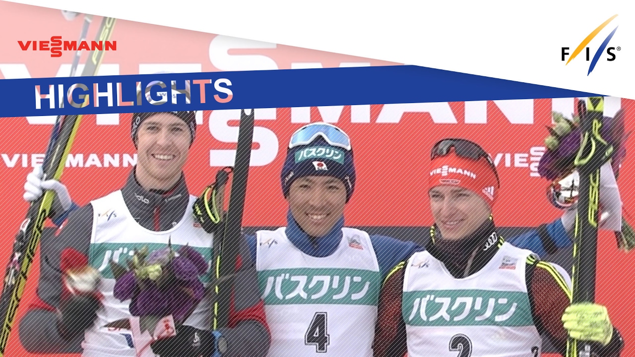 Highlights | Akito Watabe celebrates first season win in Sapporo LH Gundersen | FIS Nordic Combined