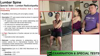 Extension-Rotation &amp; Kemp Tests | Rationale &amp; Interpretation