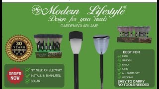 Modern Lifestyle Garden Solar Lamp | Ace Hardware