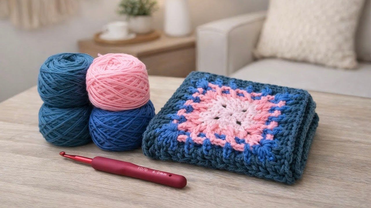 ONCE YOU TRY THIS GRANNY SQUARE, YOUR WORK LOOKS MORE MODERN / GRANNY SQUARE
