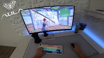 Unboxing the Aula F75 Keyboard + Fortnite POV | Satisfying Keyboard & Mouse Sounds + Lofi Chill 🎧🎶