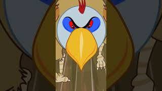 Terror Birds fighting a ferocious Sabretooth Tiger @HowdytoonsExtreme
