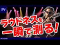 もう全編再生しなくていい！ラウドネスを一瞬で測る裏技！【PremiereProチュートリアル】