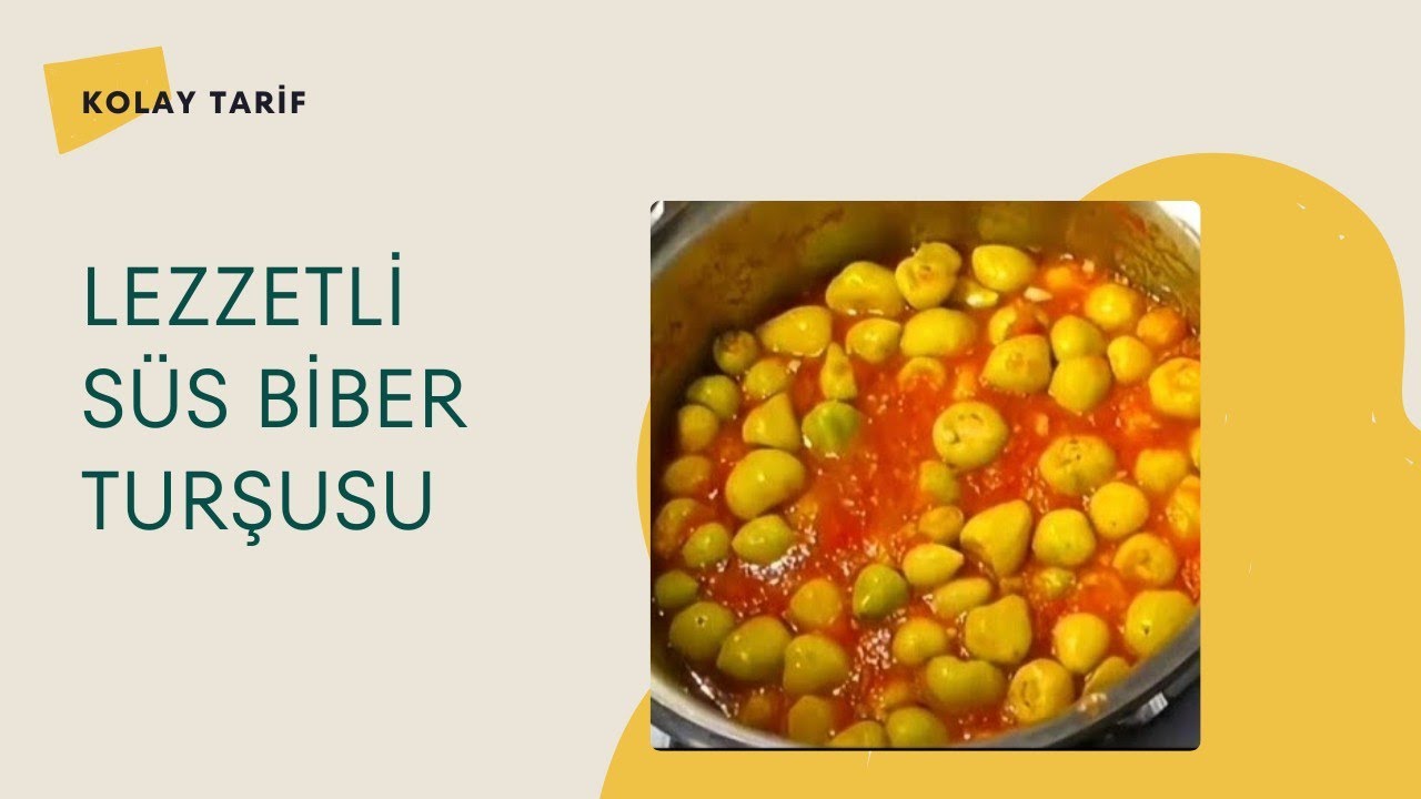 Öyle Bir Turşu Yaptım ki 😋 Şimdi Açıp Yiyesim Var 😄 Süs Biber Turşusu ❗2 Yıl Sakla Bozulmaz 