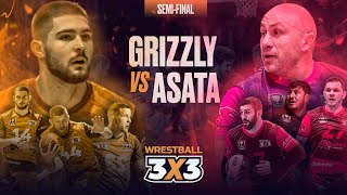 ЭТО БЕЗУМИЕ! ЛУЧШАЯ ИГРА ТУРНИРА! | ASATA vs GRIZZLY| 1/2 WRESTBALL 3x3