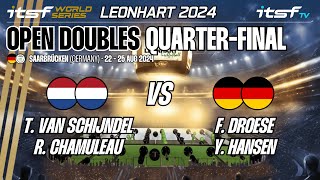 Van Schijndelchamuleau Vs Droesehansen - Open Doubles - Quarter-Final - Itsf Ws Leonhart 2024