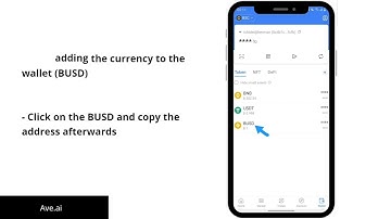 HOW TO DEPOSIT TO AVE.AI ?