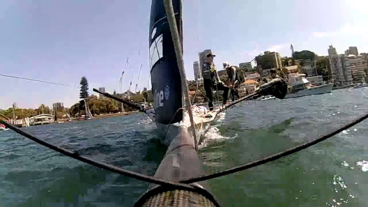 JJ Giltinan 2019 18ft Skiff Championship - Race 9, Onboard 2