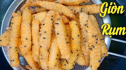 KHOAI TÂY CHIÊN/ Chia Sẻ Bí Quyết làm KHOAI TÂY CHIÊN GIÒN RỤM Cực kì đơn giản dễ làm.