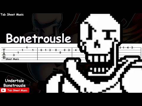 Undertale - Bonetrousle Guitar Tutorial