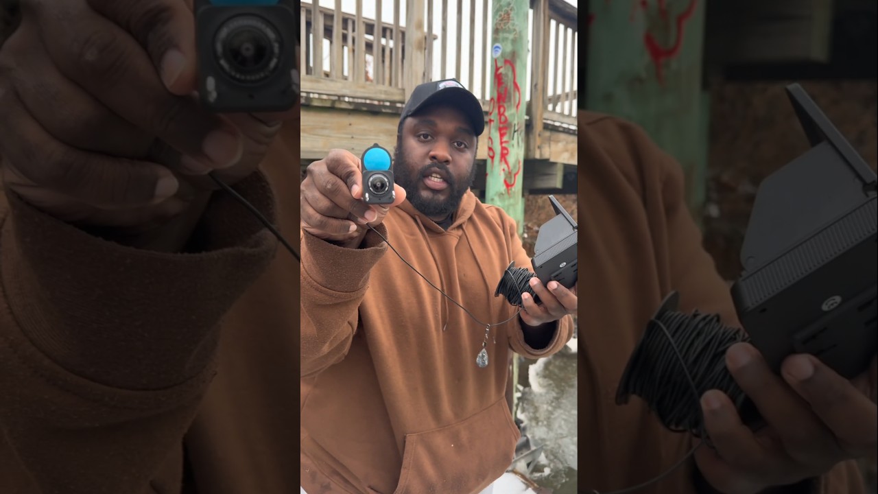 Got my fishing camera under the ice again. 