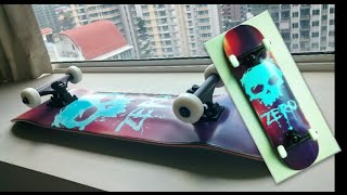 Completes Zero Skateboard 8.0 inch Deck ABEC 11 - Blood Skull