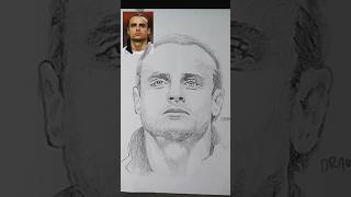 how to draw dimitar Berbatov step by step - Footballer drawing #berbatov #draw #art #footballer