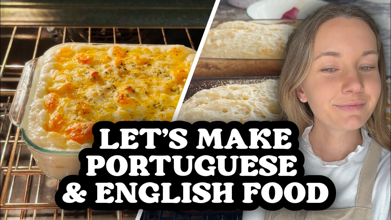 Cooking PORTUGUESE Food Baking ENGLISH Muffin Bread Travel Vlog