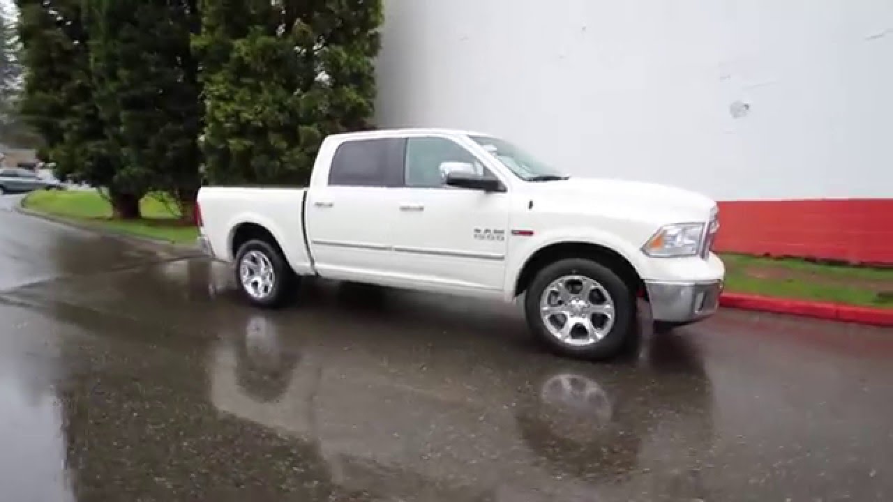 2016 Dodge Ram 1500 Laramie Pearl White Gs206200 Redmond You Premium