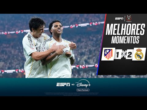 RODRYGO FAZ GOLAÇO, REAL MADRID VENCE O ATLÉTICO DE MADRID E VAI À DECISÃO DA SUPERCOPA DA ESPANHA
