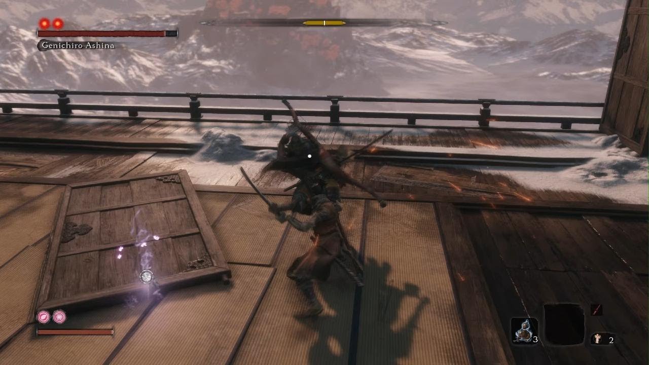 Sekiro: Shadows Die Twice Reflection of strength, no hit, no parry