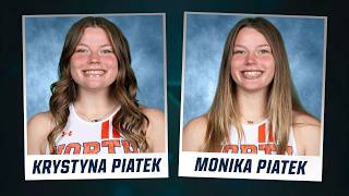 Dennis Baker State Farm Scholar Athletes of the Week - Krystyna Piatek and Monika Piatek