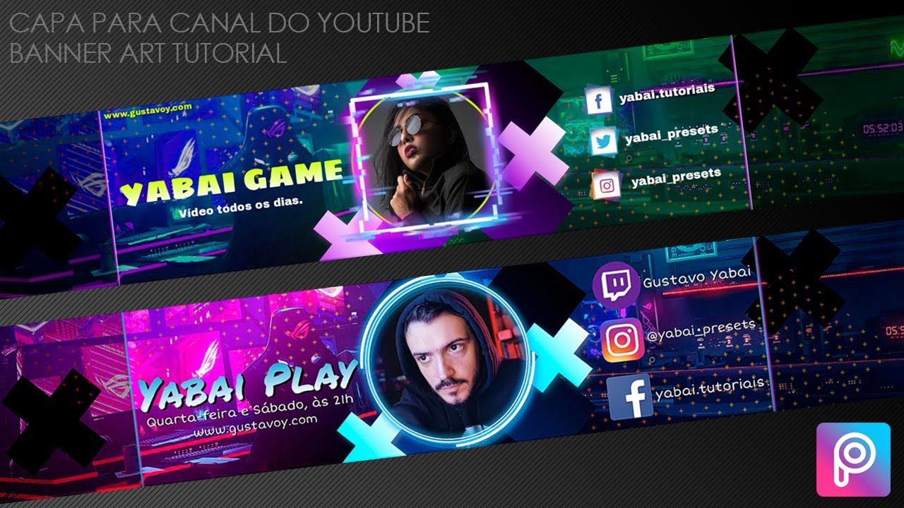 Ready go to ... https://youtu.be/MUaZm7iZ3dU%E2%80%8B [ Como fazer CAPA para canal do YOUTUBE pelo celular no PicsArt app | YouTube Banner Tutorial]