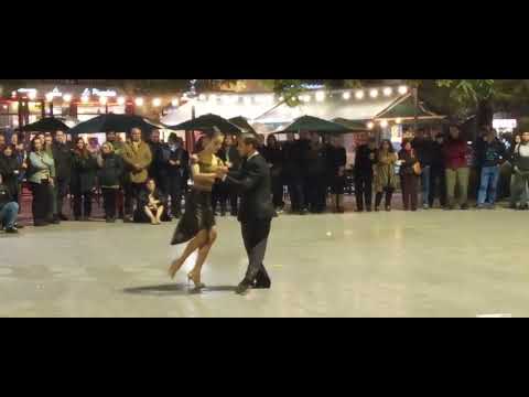 Tango. Exhibición "Milonga con alma de tango".-- Luz Delfina Saravia y Guillermo Anastasi.