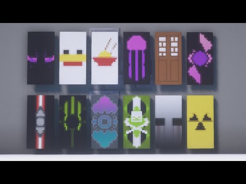 12 НЕОБЫЧНЫХ ФЛАГОВ В МАЙНКРАФТ | ЧАСТЬ 2