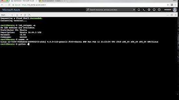 Azure Tips and Tricks - Underlying Software in Azure Cloud Shell