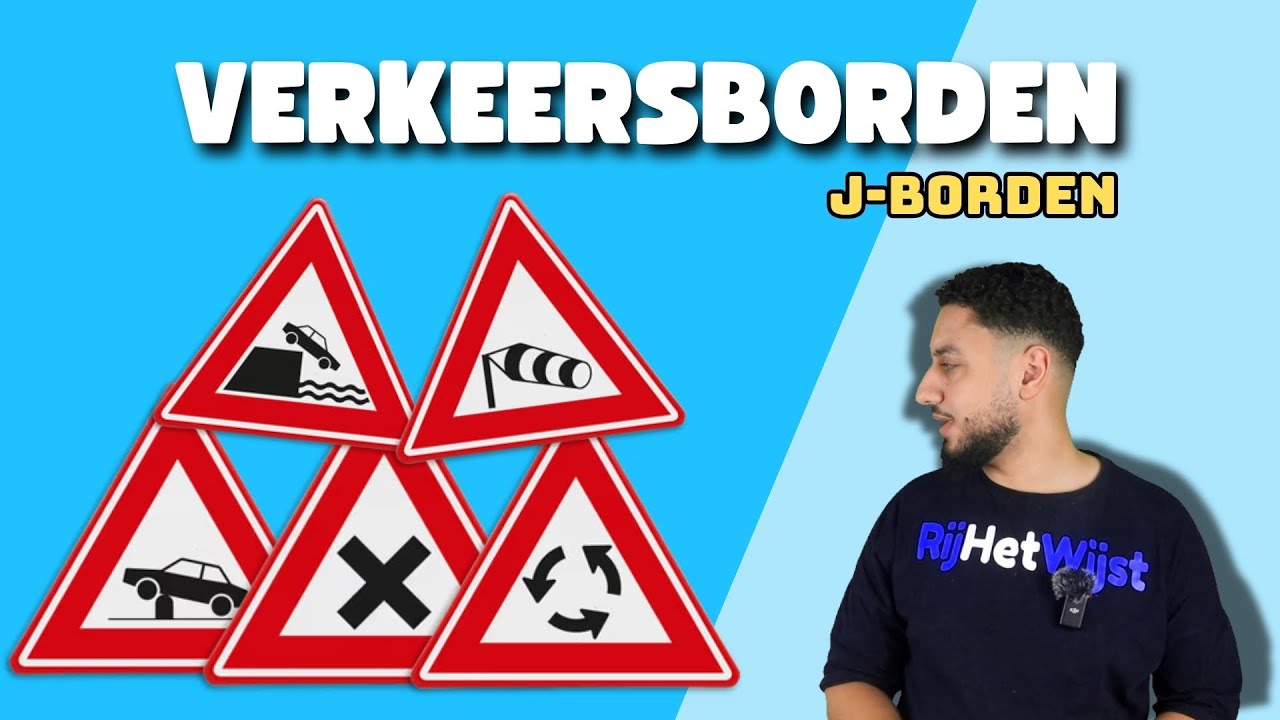 Verkeersborden oefenen auto theorie (Deel 1)