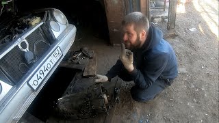 Mercedes W210-ставим АКПП и снова на ходу