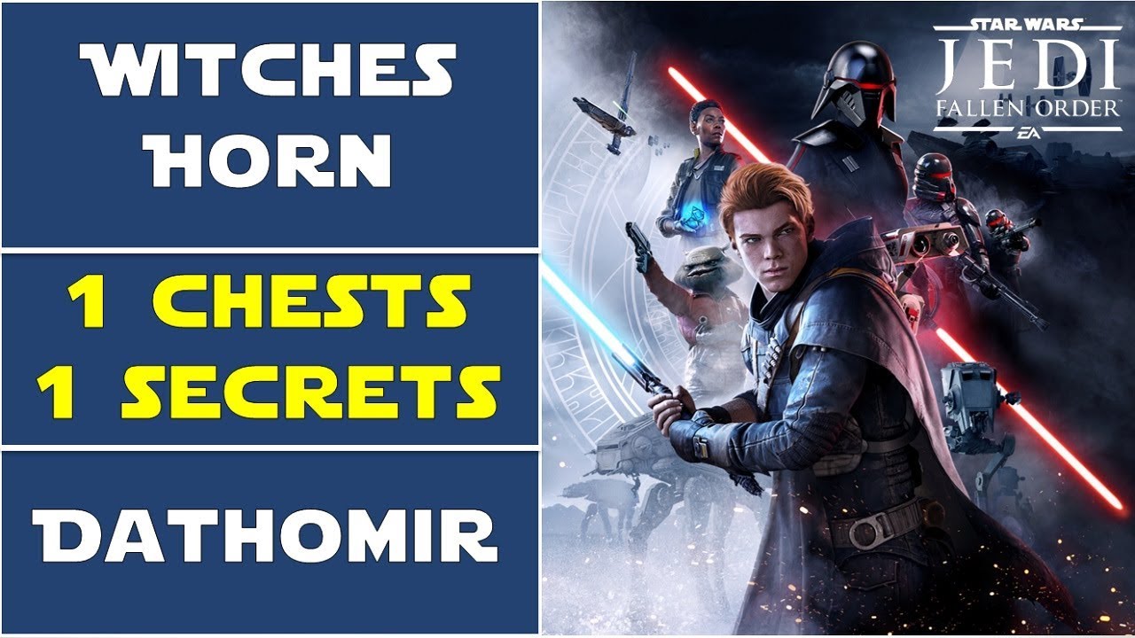 Witches Horn All chests and secrets Locations Star Wars Jedi Fallen