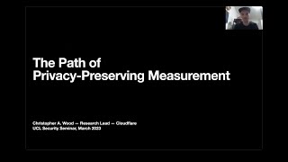 The Path of Privacy-Preserving Measurement