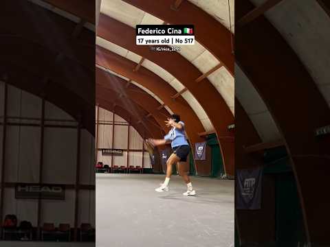 Video Great striking from 17-year-old Federico Cina ATP No 517 tennis