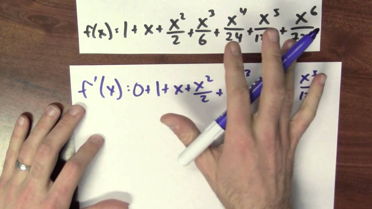What is a function which is its own derivative? - Week 4 - Lecture 13 - Mooculus - YouTube What Is A Function Which Is Its Own Derivative? - Week 4 - Lecture 13 - Mooculus - Youtube