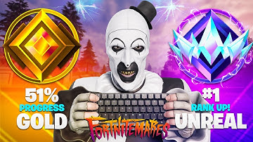 Gold to Unreal Solo SPEEDRUN.. (Fortnite Reload)