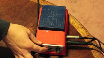 VINTAGE Early 70s Univox Super-Fuzz Guitar Pedal