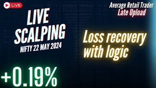 Live Scalping - Ep 17 | Banknifty & Nifty Trade | Loss Recovery with Logic in Option Scalping