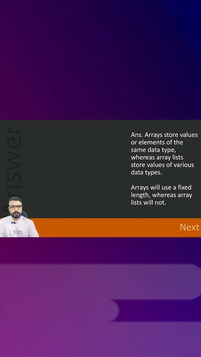what is difference between array and arraylist - YouTube image.