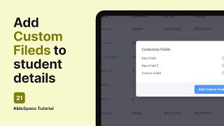 Add custom field to students details