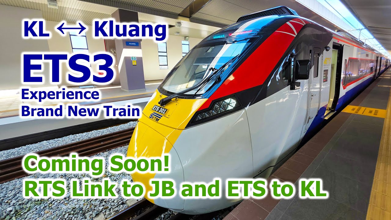 ETS3 Kluang to KL (newest train in Malaysia)