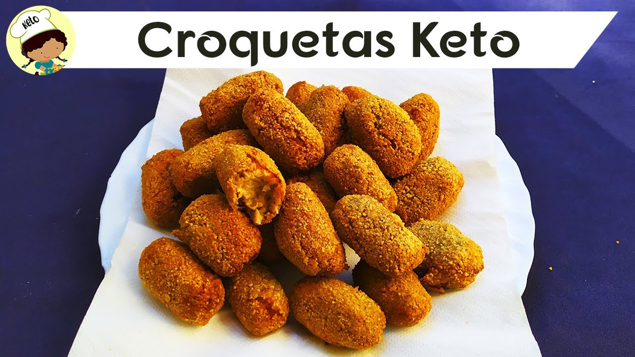 CROQUETAS DE POLLO KETO CETOGENICAS Sin Gluten YouTube