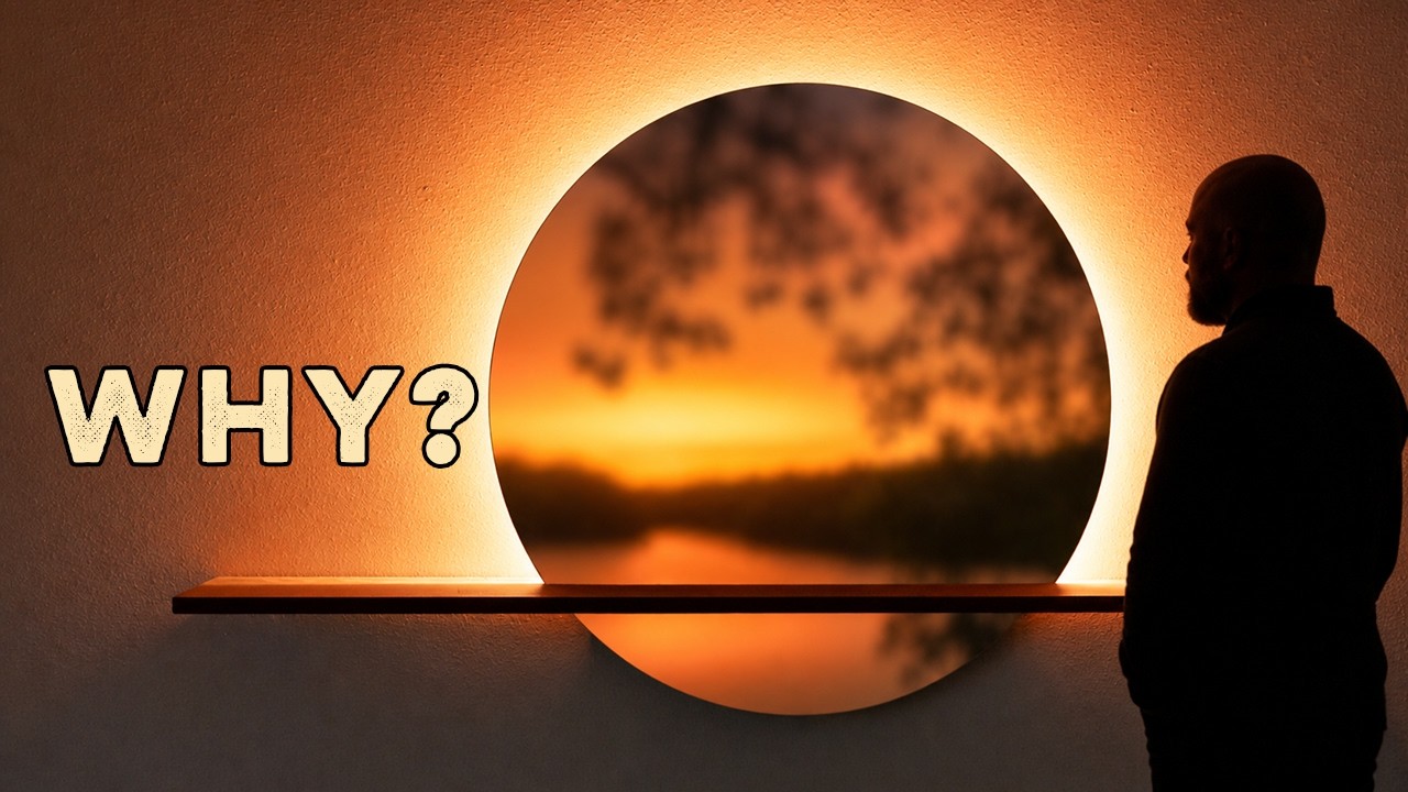 I Trapped A Sunset in Wood and Glass