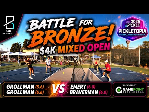 Battle for Bronze! $4K Mixed Open | Emery(6.0)/Braverman(6.0) vs Grollman(5.6)/Grollman(5.6)