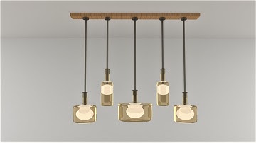 Modeling Hanging Light fixture in SketchUp