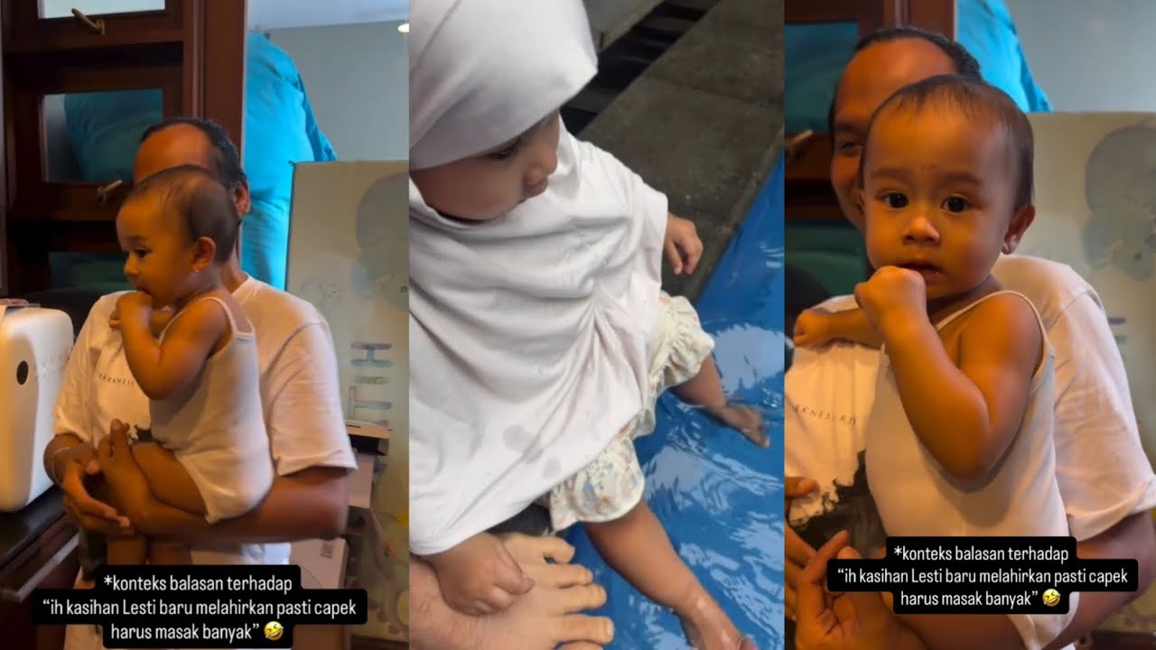 LIVE LESTI KEJORA DAN RIZKY BILAR SORE INI, GALFOK BUNDA LESTI MASAK, TETEH LESHIA CANTIKNYA,ABANG L