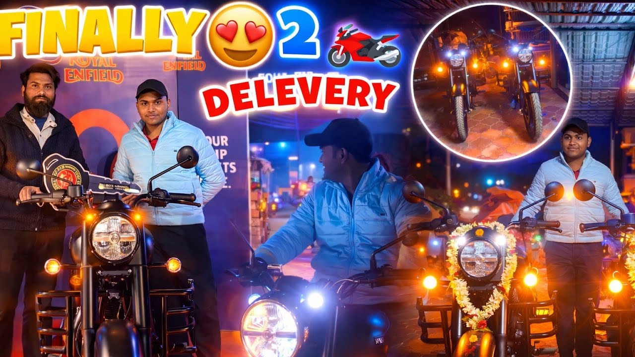Finally New Bike এর Delivery নিয়েই নিলাম 🤩😍 || Royal Enfield Classic350🥳💫 